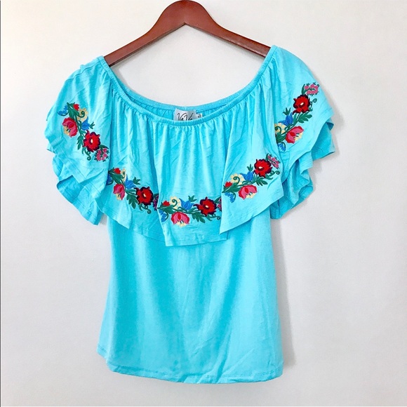 Vava by Joy Han Light Blue Keely Top - Picture 5 of 8